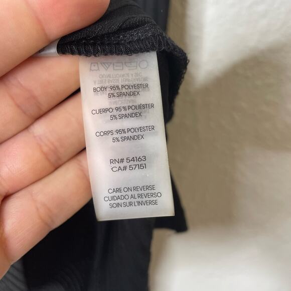 Calvin Klein Black Long Sleeve Button Down Top Women’s size Small - Picture 6 of 7